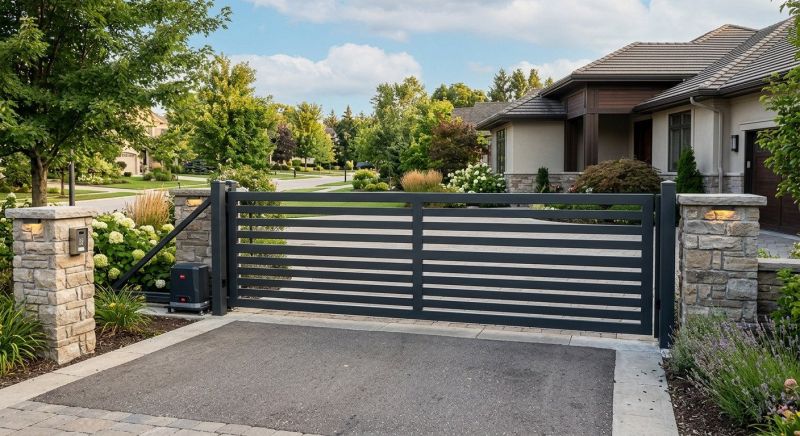 Driveway Gate Installation in Alpharetta, GA