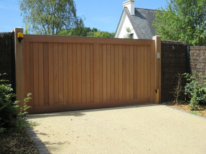 Spring Driveway Gate Installation