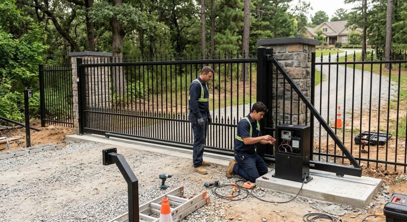 Electric Gate Installation in Cary, NC