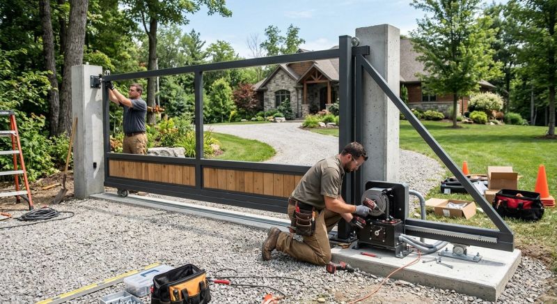 Electronic Gate Installation in Boca Raton, FL