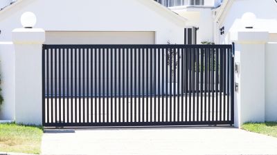 Aluminum Driveway Gate Installation